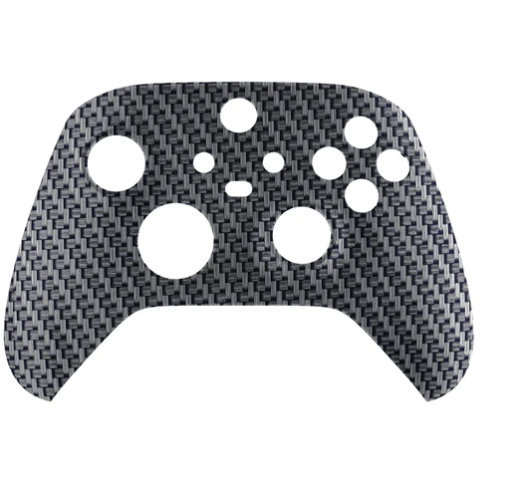 Soft Touch Black Silver Carbon