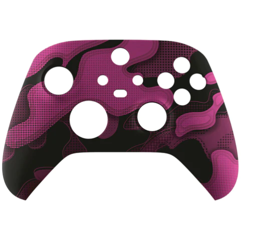 Rose Red Black Camouflage