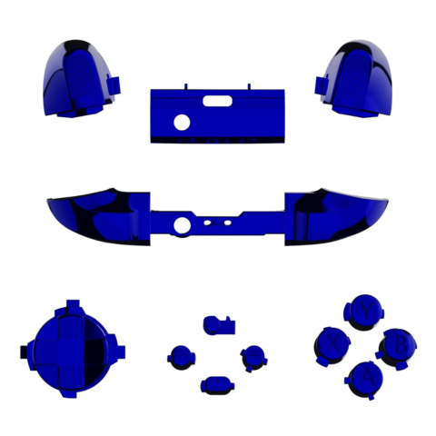 Glossy Chrome Blue