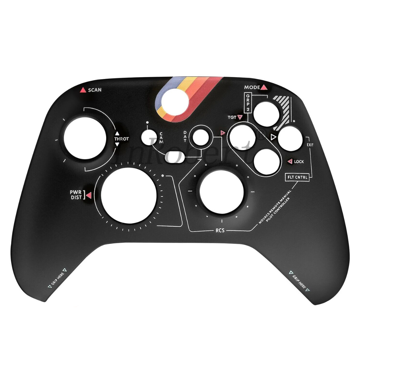 Xbox one controller starfield front shell black