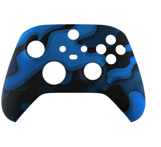 Blue Black Camouflage