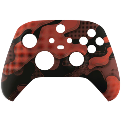 Red Black Camouflage