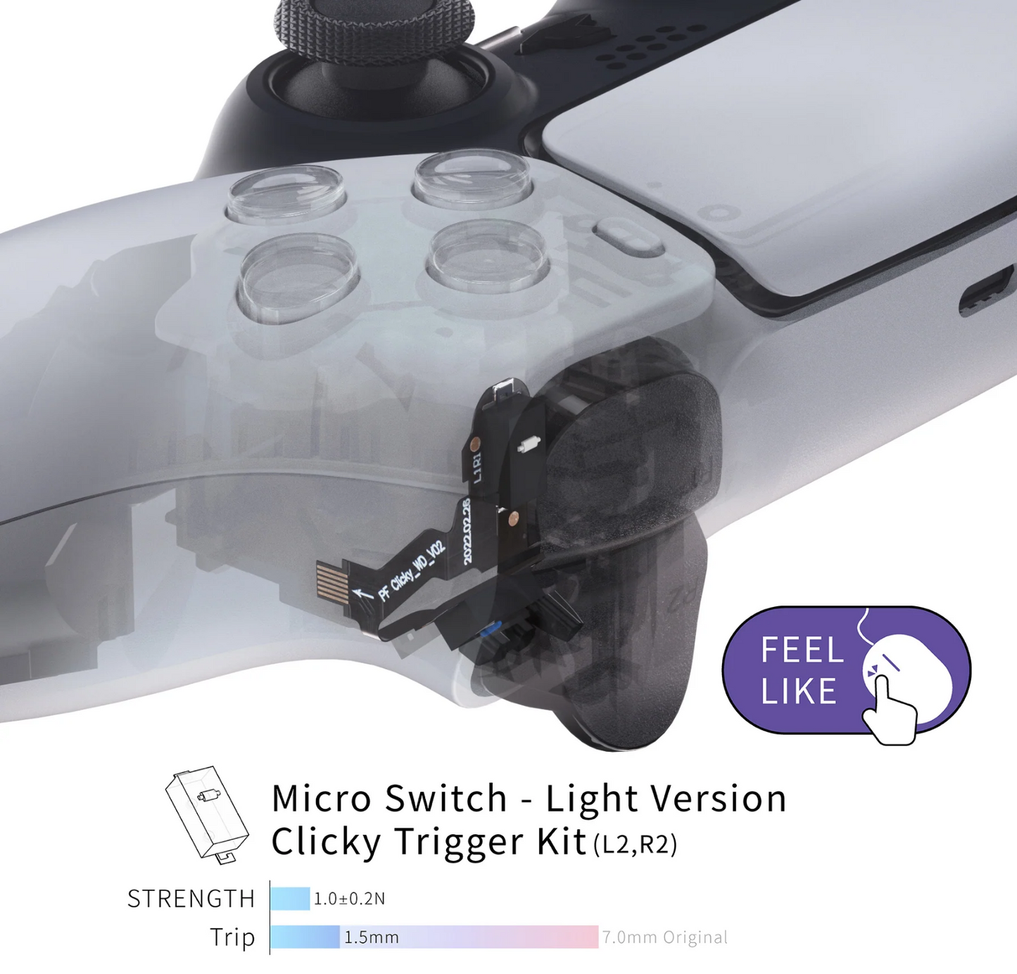 PS5 Micro Switch-Strong Version Hair Trigger Kit